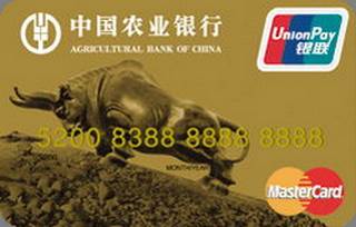 农业银行金穗公务信用卡(万事达-金卡)年费规则