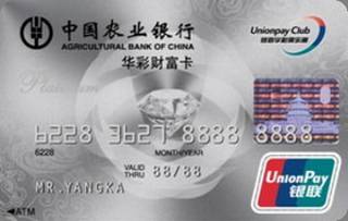 农业银行金穗华彩财富信用卡(白金卡)还款流程