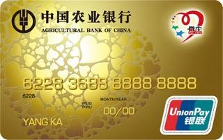 农业银行金穗微尘信用卡(金卡)取现规则