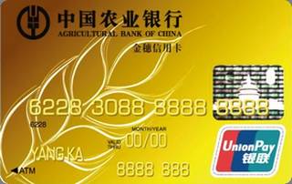 农业银行聚惠通信用卡(金卡)