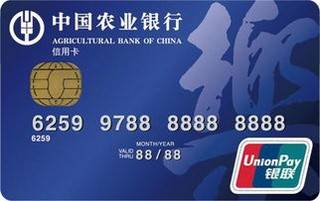 农业银行乐卡信用卡(不带电子现金-普卡)面签激活开卡