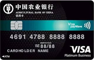 农业银行全球支付芯片卡(VISA-白金卡)怎么办理分期