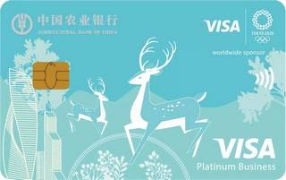 农业银行Visa奥运信用卡(友谊版-白金卡)面签激活开卡