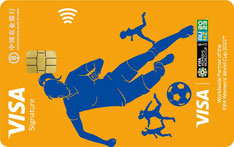 农业银行Visa FIFA女子足球世界杯信用卡（球员版）申请条件