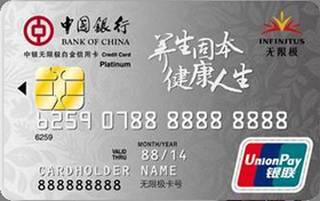 中国银行无限极信用卡(普卡)