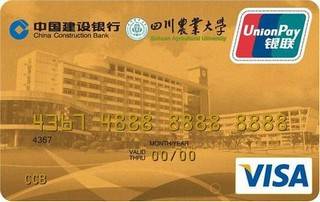 建设银行四川农业大学龙卡信用卡还款流程