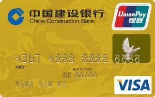 建设银行龙卡双币种信用卡(银联+VISA,金卡)怎么激活