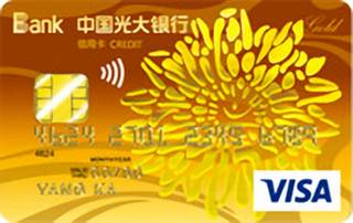 光大银行阳光信用卡(金卡-VISA版)