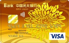 光大银行阳光标准信用卡（VISA版-金卡）