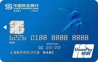民生银行标准信用卡(银联-普卡)
