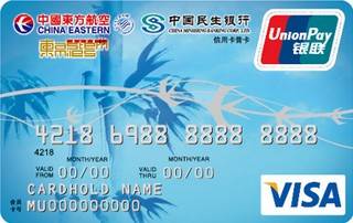 民生银行东方航空联名信用卡(VISA-普卡)怎么申请办理？
