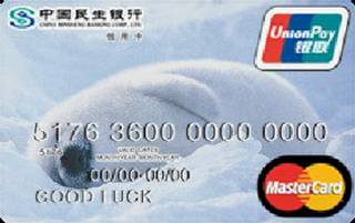 民生银行ID信用卡(北极熊-万事达普卡)