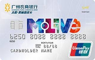 广州农商银行美林联名信用卡(金卡)