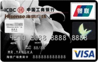 工商银行牡丹海信广场信用卡(VISA-普卡)