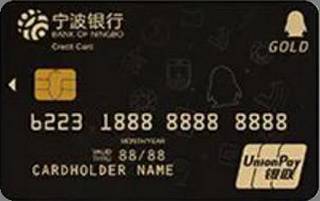 宁波银行腾讯微加信用卡(金卡-黑色)申请条件