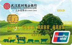 武汉农商银行三乡信用卡（金卡）